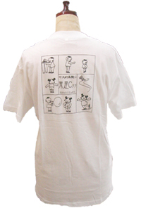 クラスTシャツ：白Tシャツ1版刷り前