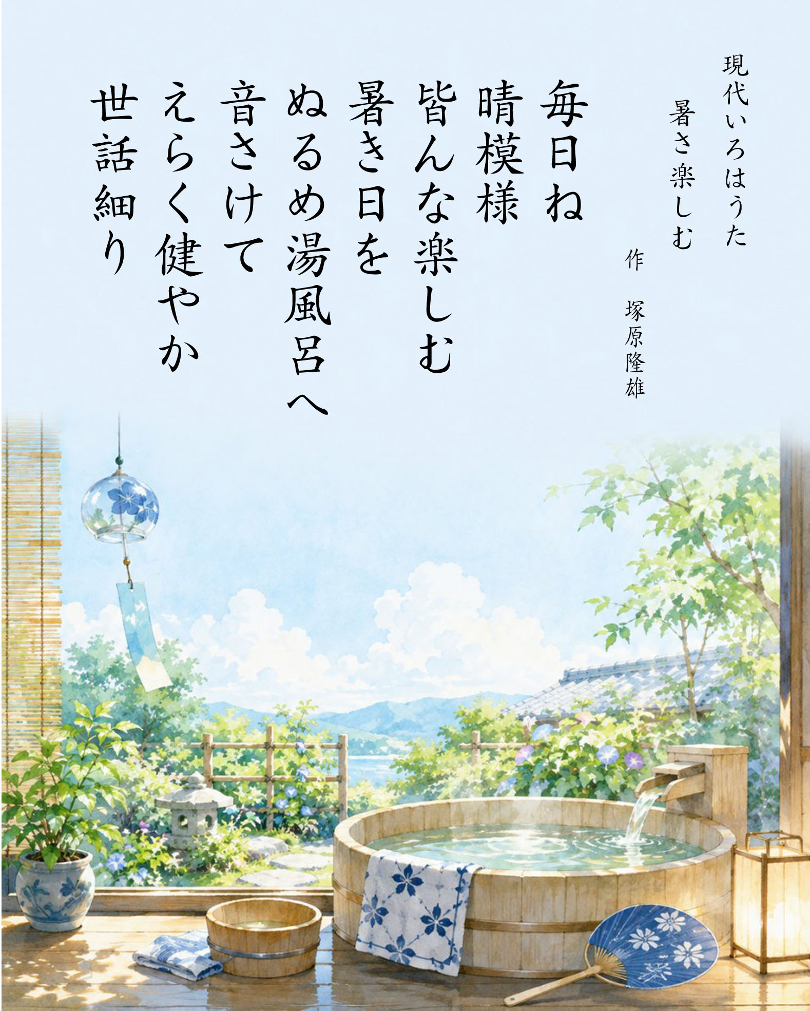 暑さ楽しむ