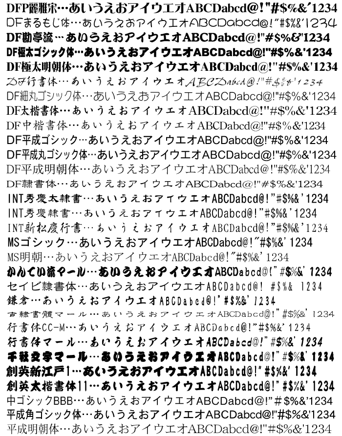 和文書体2