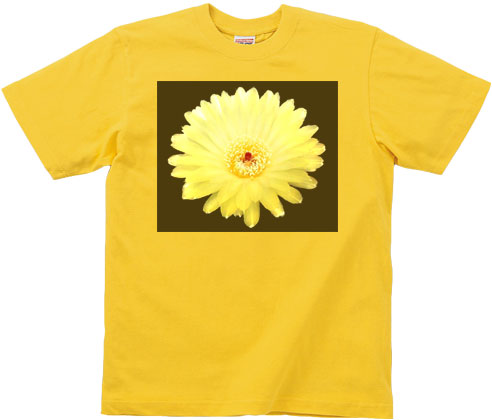 黄色Tシャツ_植物