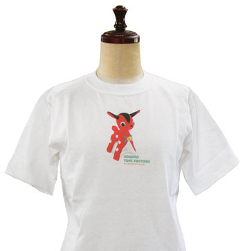 白Tシャツへのフルカラー転写プリント見本